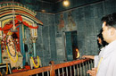The walls of the temple display all 700 verses of Chandi Path.