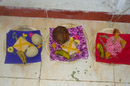 Different offerings are made into the fire during the recitation of Chandi Path.