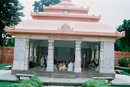 A small pavillion where the reciation took place